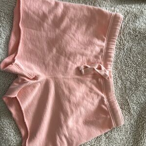 Frank & Eileen Pearl triple fleece shorts - peach color
